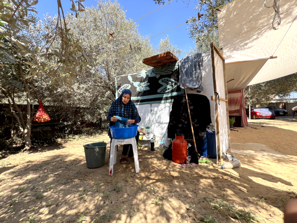 Amany AbedAlrahman; A shelter tent can’t mend the suffering of displacement